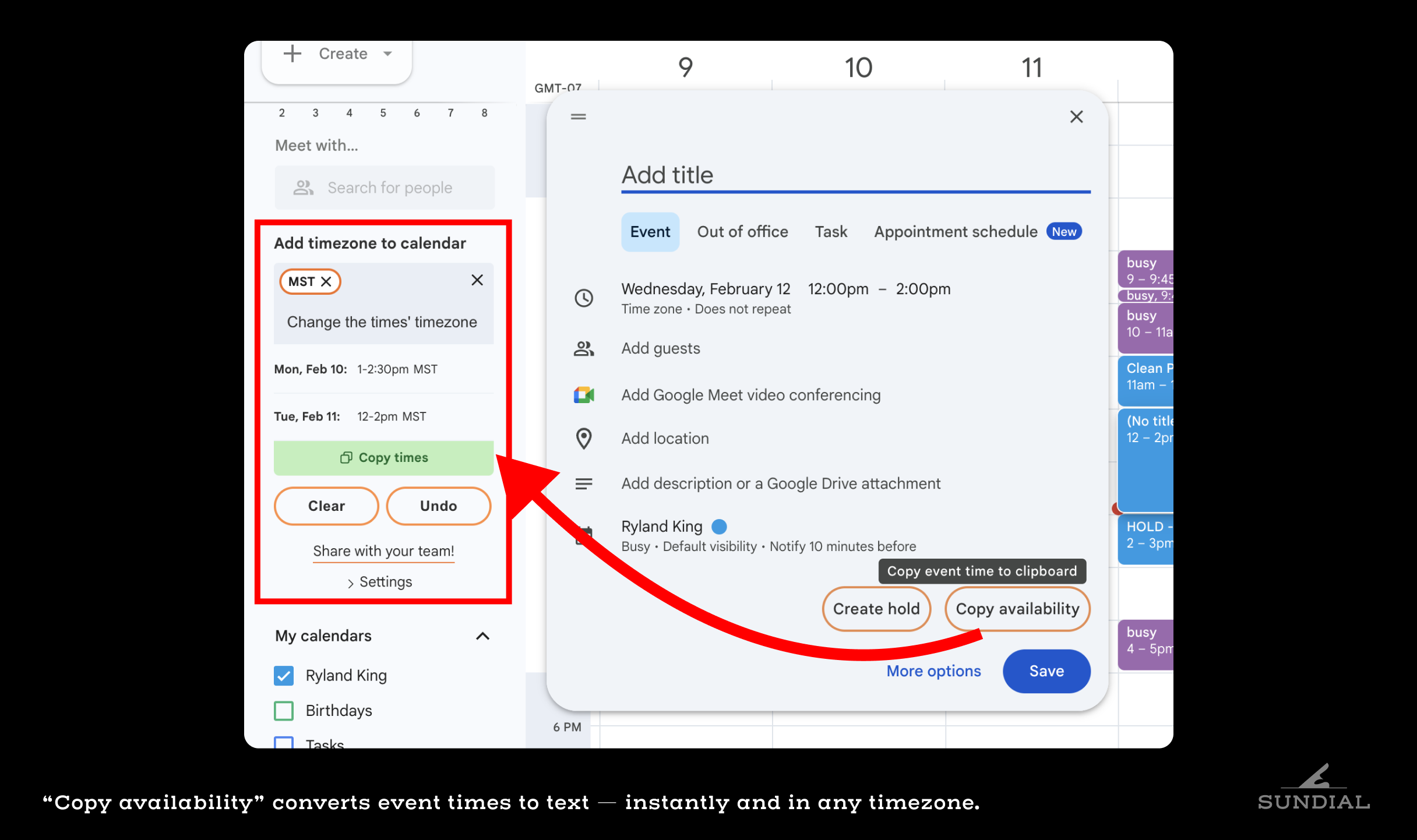 Hubspot uses Sundial to send meeting times fast and without timezone errors