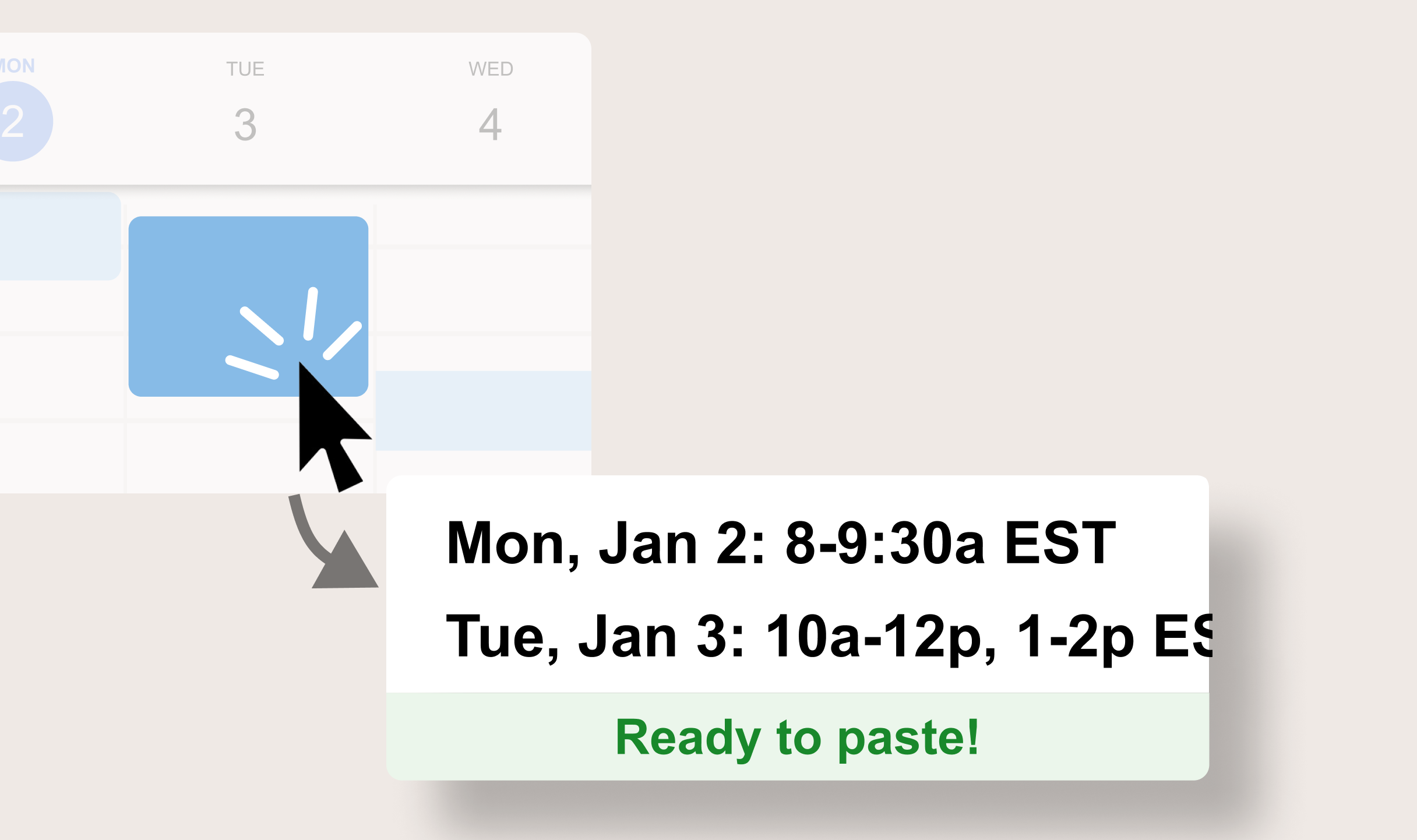 Sundial can turn multiple times on Google Calendar to natural language