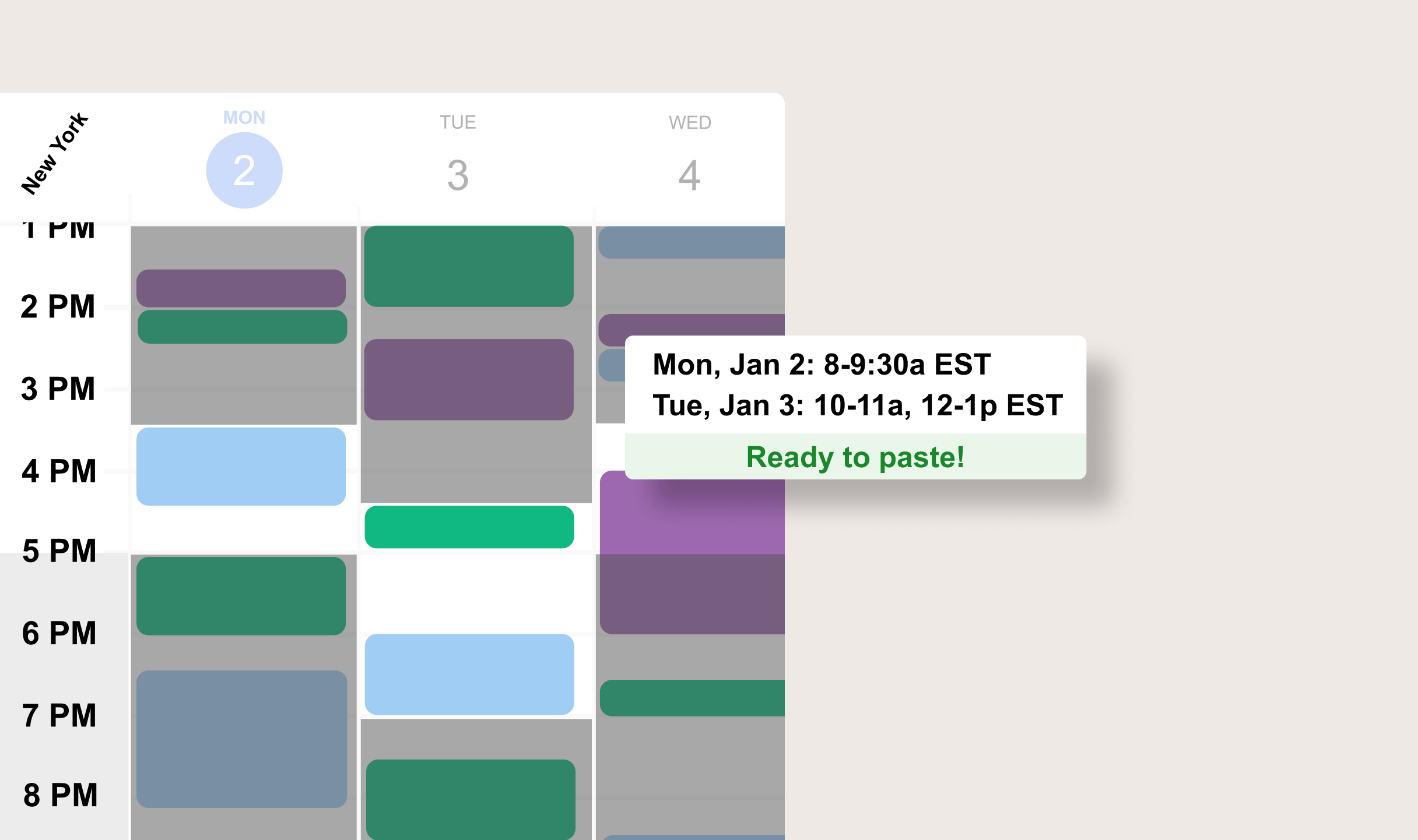 Sundial works with any calendar in Google Calendar